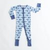 Convertible Romper Sleeper from Little Sleepies with Shark Pattern