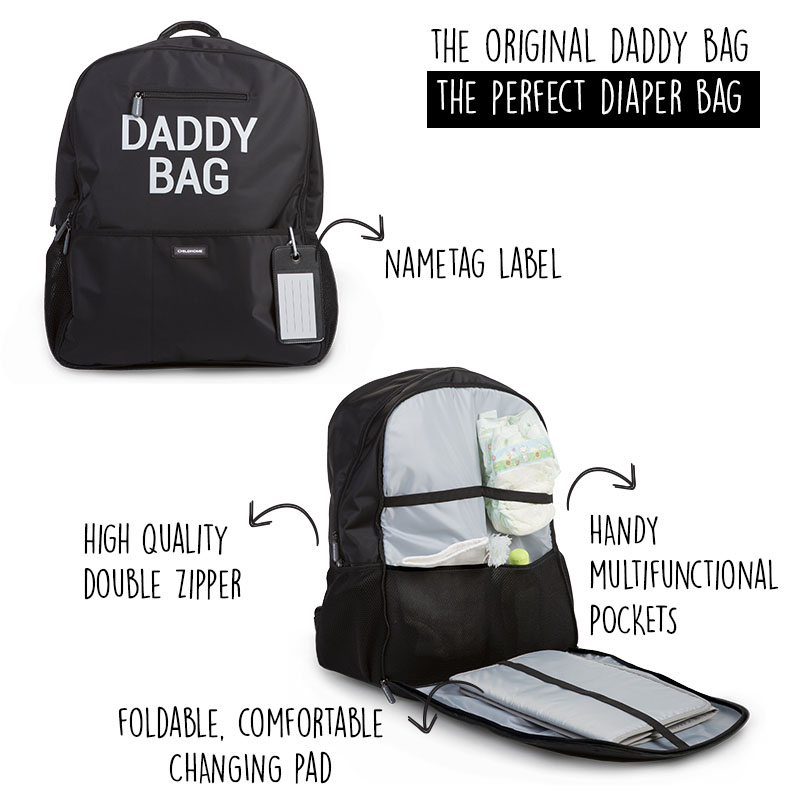 Daddy Bag Print Diaper Backpack