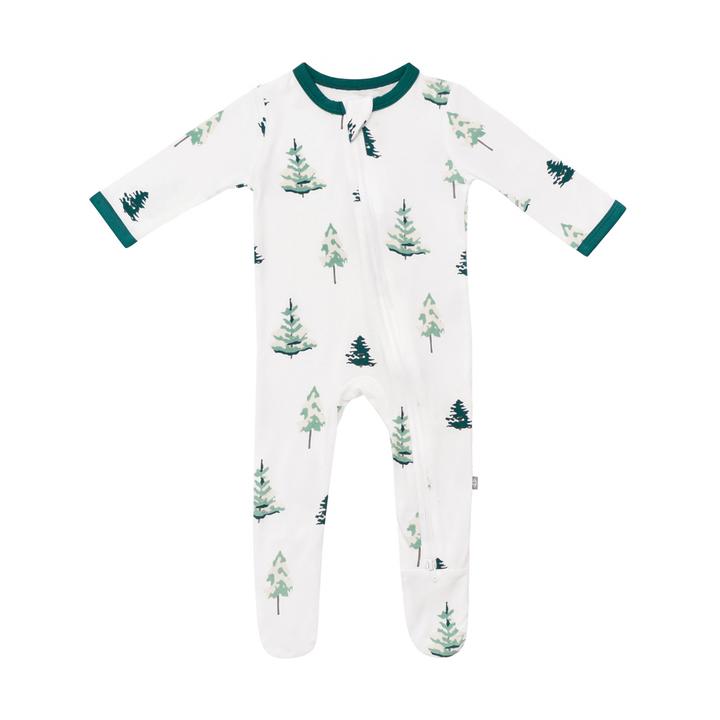 Kyte BABY Zippered Footie in Tree – Blossom