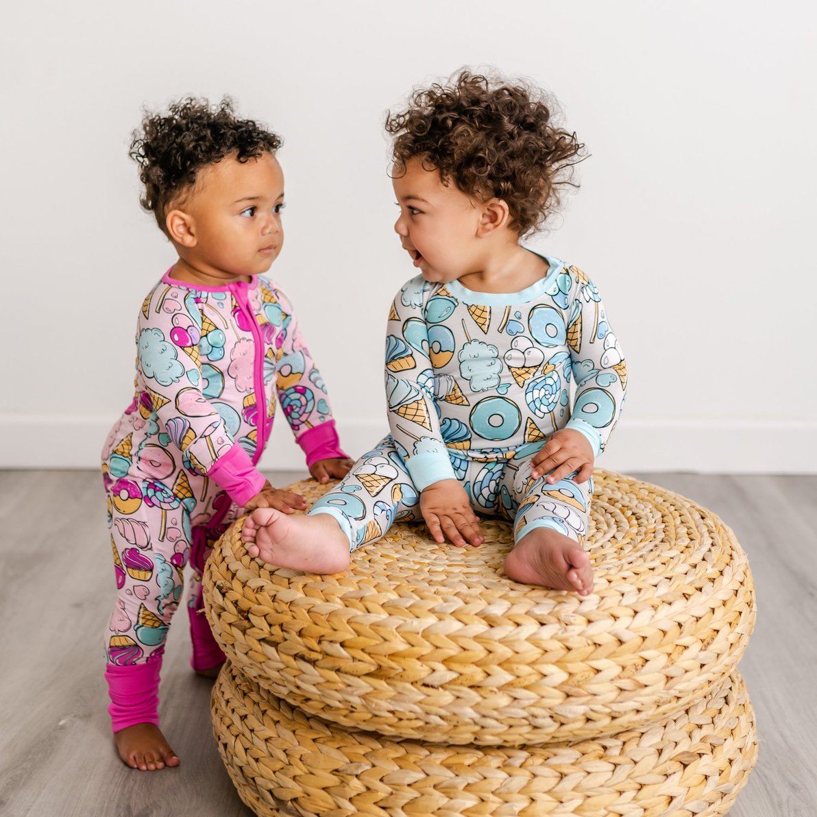 Little Sleepies Gray Sweet Treats Bamboo Two-Piece Pajama Set – Blossom