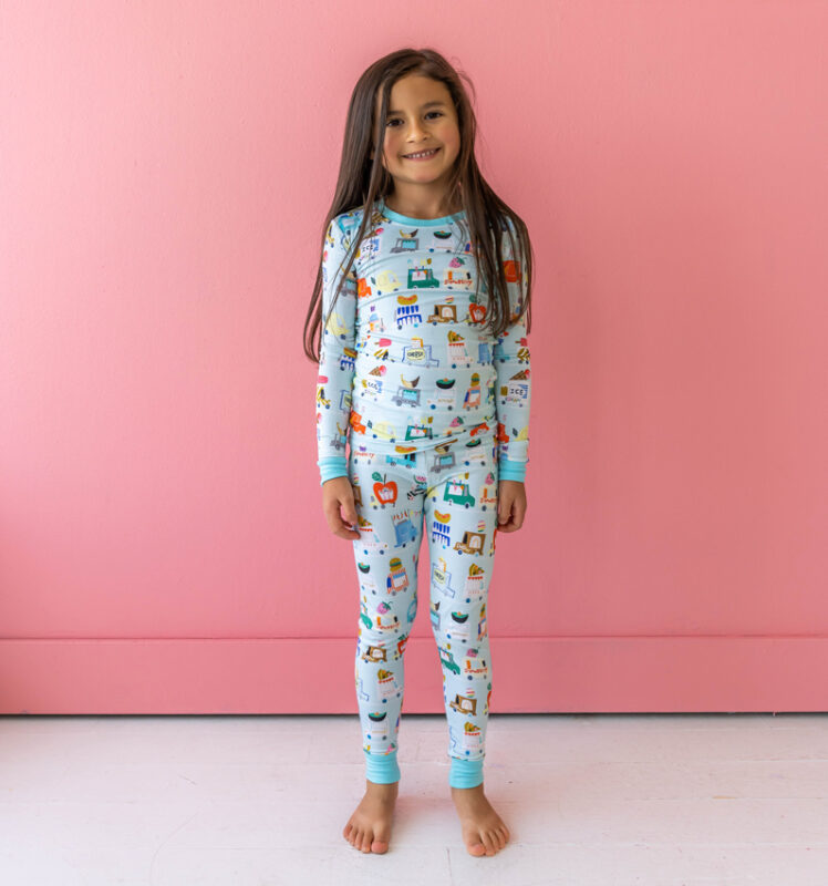 Little Sleepies Food Trucks Bamboo Viscose Two-Piece Pajama Set