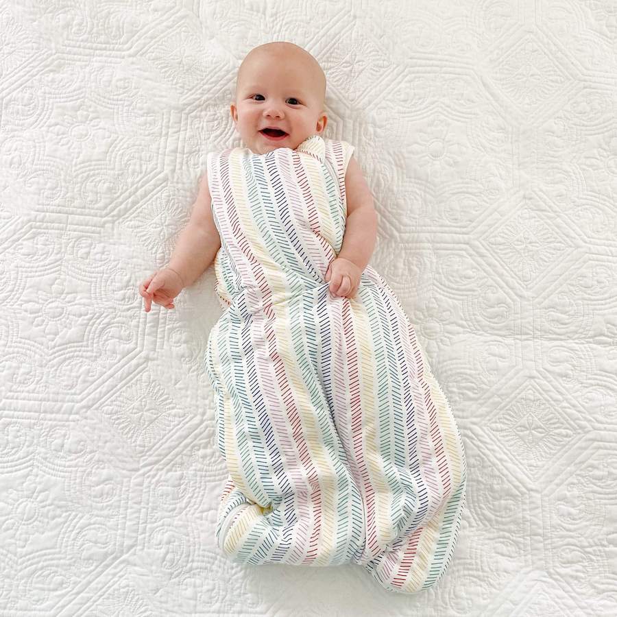 Kyte BABY Sleep Bag in Herringbone 1.0 TOG – Blossom