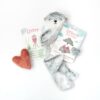 Slumberkins Silver Otter Snuggler and Board Book Limited Edition Family Bonding Collection