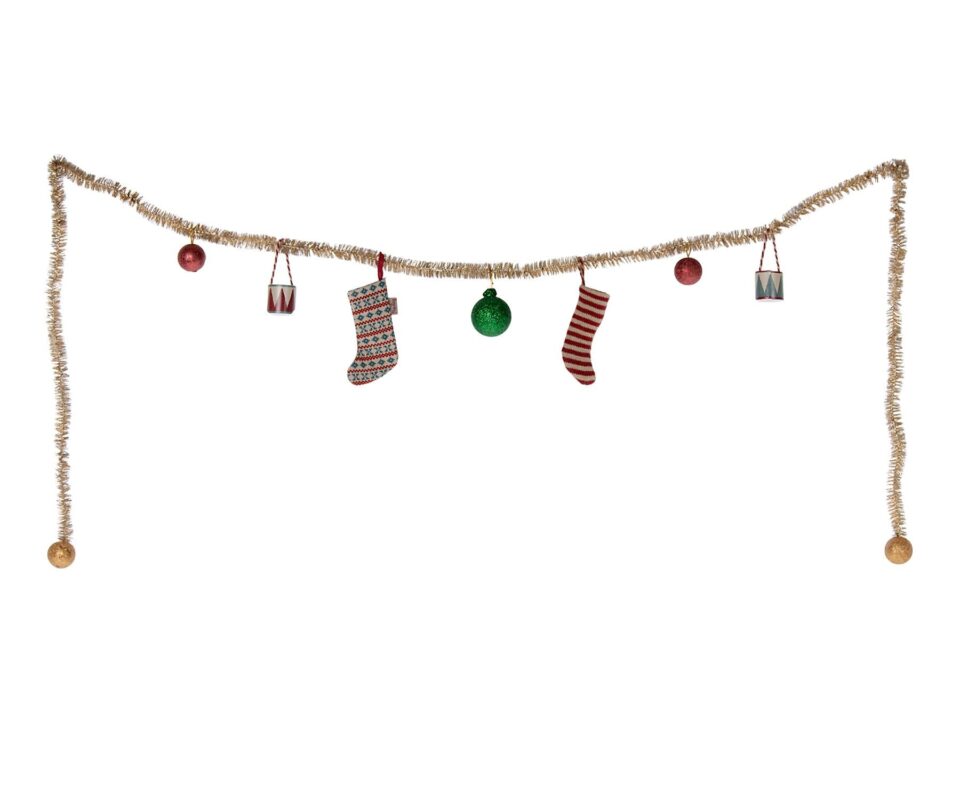 Maileg Large Christmas Garland in Gold – Blossom