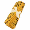 Swaddle Blanket in Marigold Cheetah from Kyte BABY