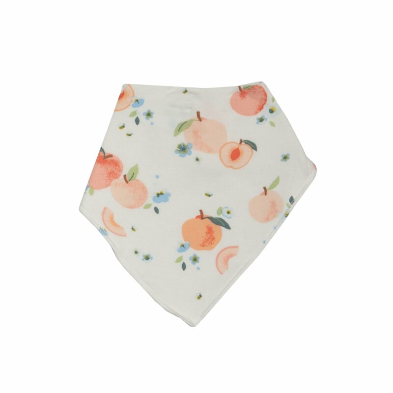 Angel Dear Peaches Bamboo Viscose Bandana Bib – Blossom