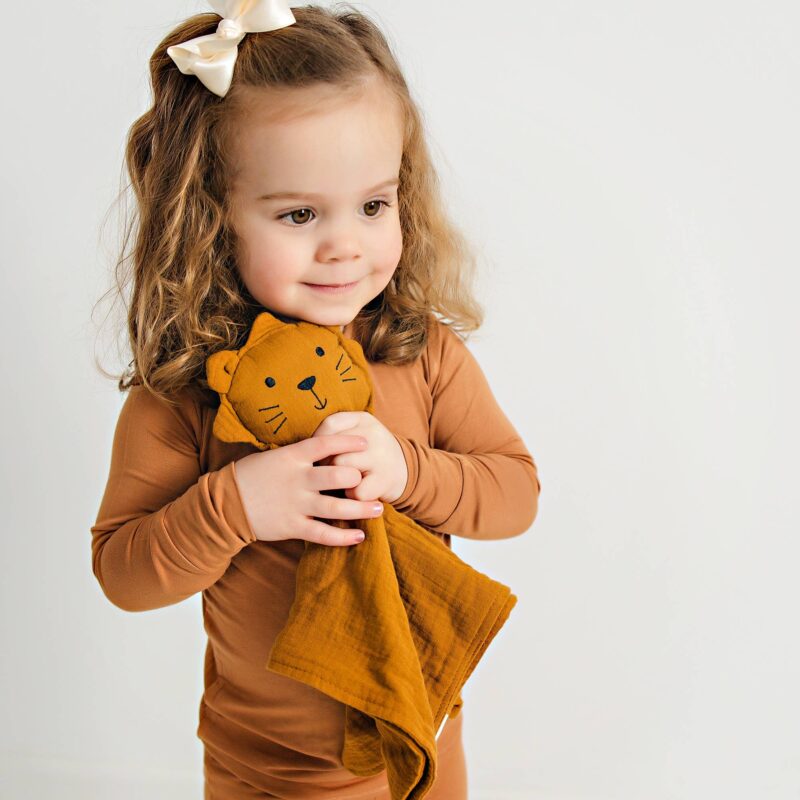 Butterscotch Babies Lion Organic Cotton Muslin Lovey