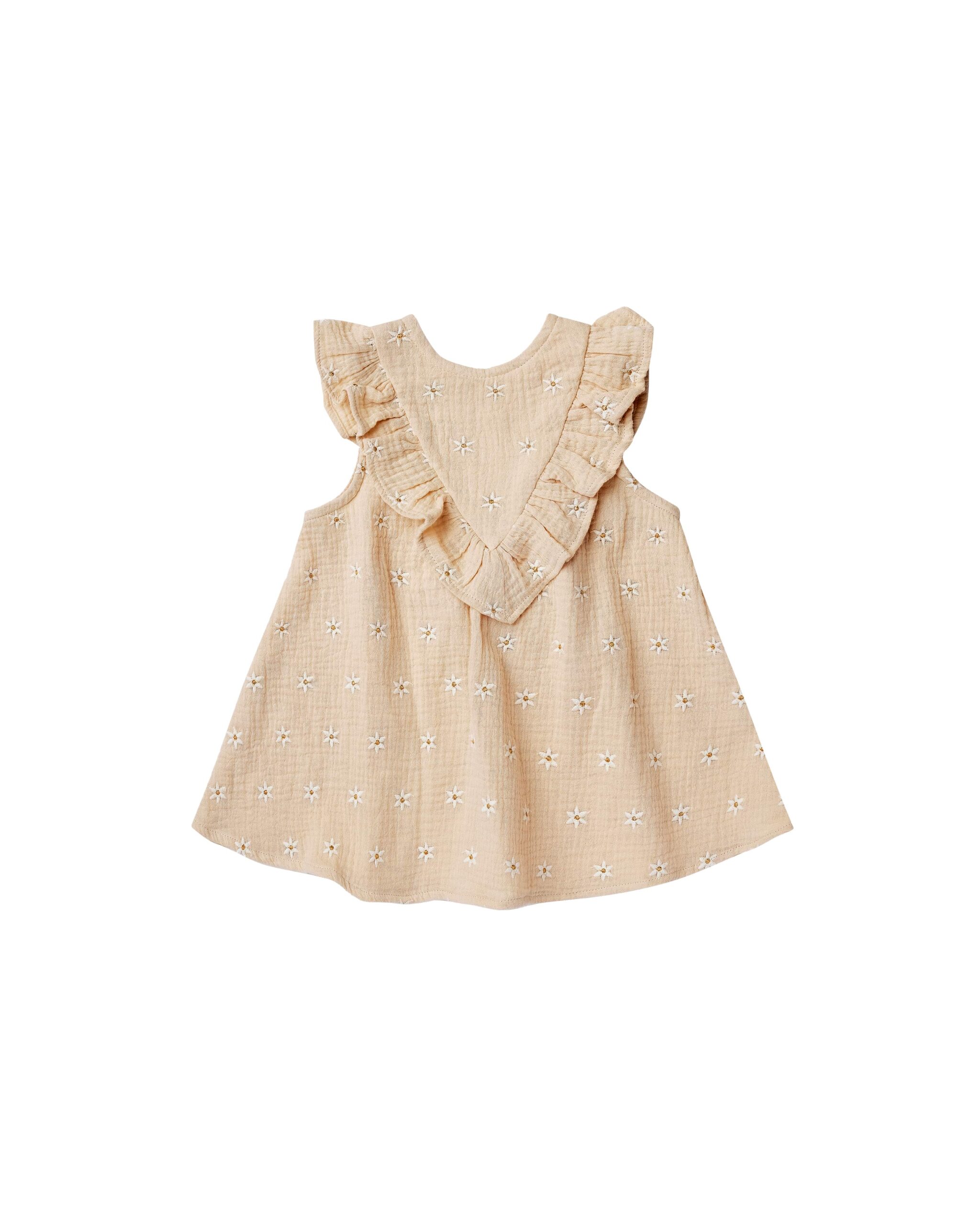 Rylee + Cru Maisie Dress In Daisy Embroidery – Blossom