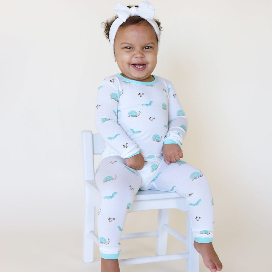 Kyte BABY Toddler Pajama Set in Crawl Blossom