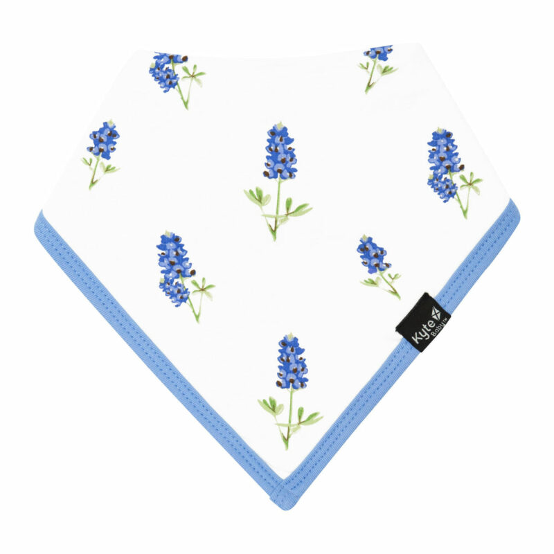 Kyte BABY Bib in Periwinkle Bluebonnet