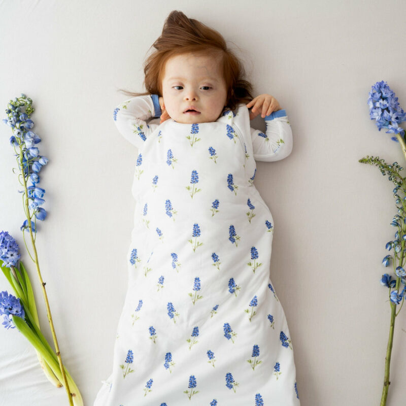 Sleep Bag in Periwinkle Bluebonnet 1.0 TOG from Kyte BABY