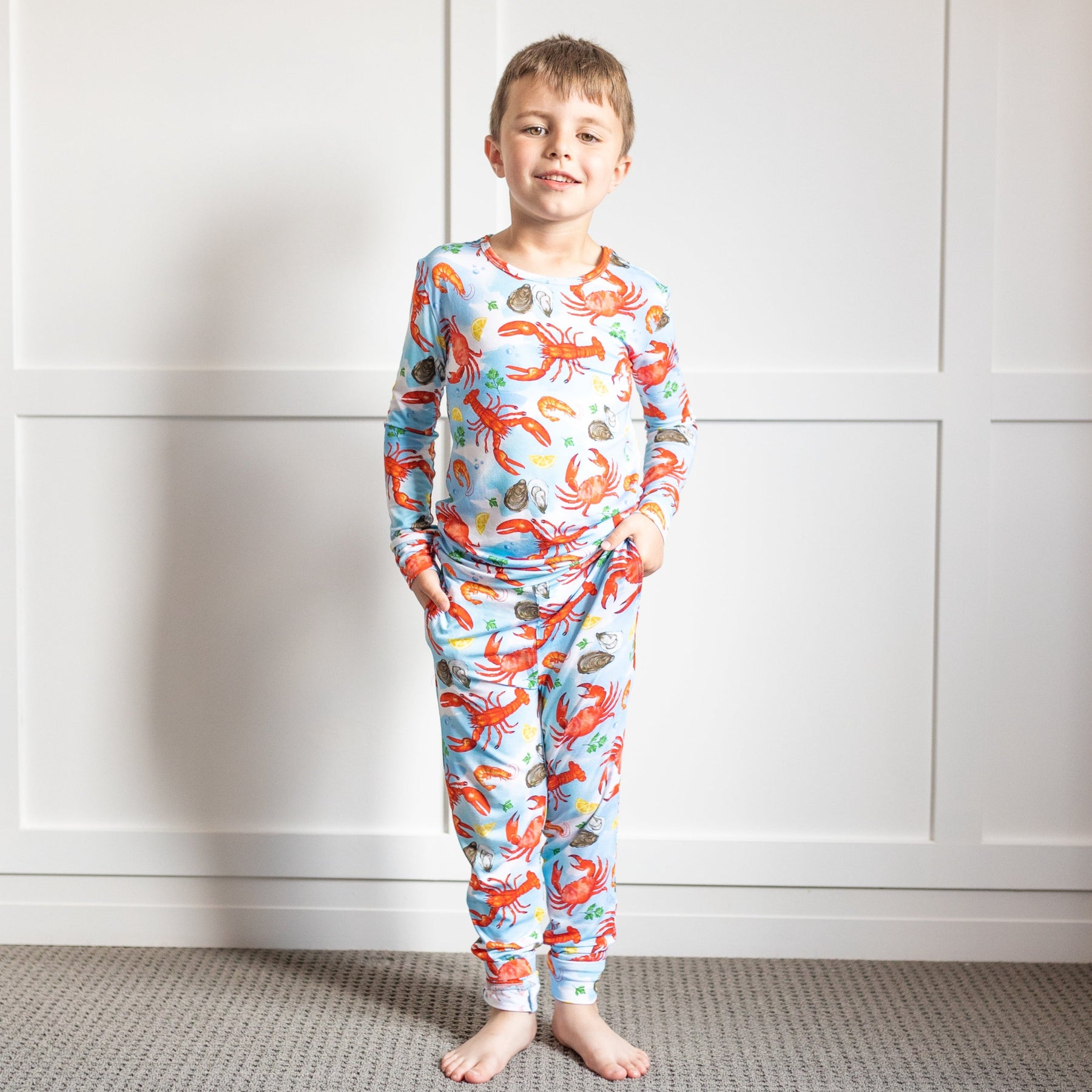 Hanlyn Collective My Birthday Suit Bamboo Viscose Kids Loungies – Blossom