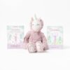 Slumberkins Unicorn Kin + Authenticity Board Book Bundle