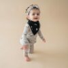 Bib in Small Midnight Magnolia  from Kyte BABY