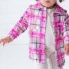 Pink Plaid Flannel from Birdie Bean