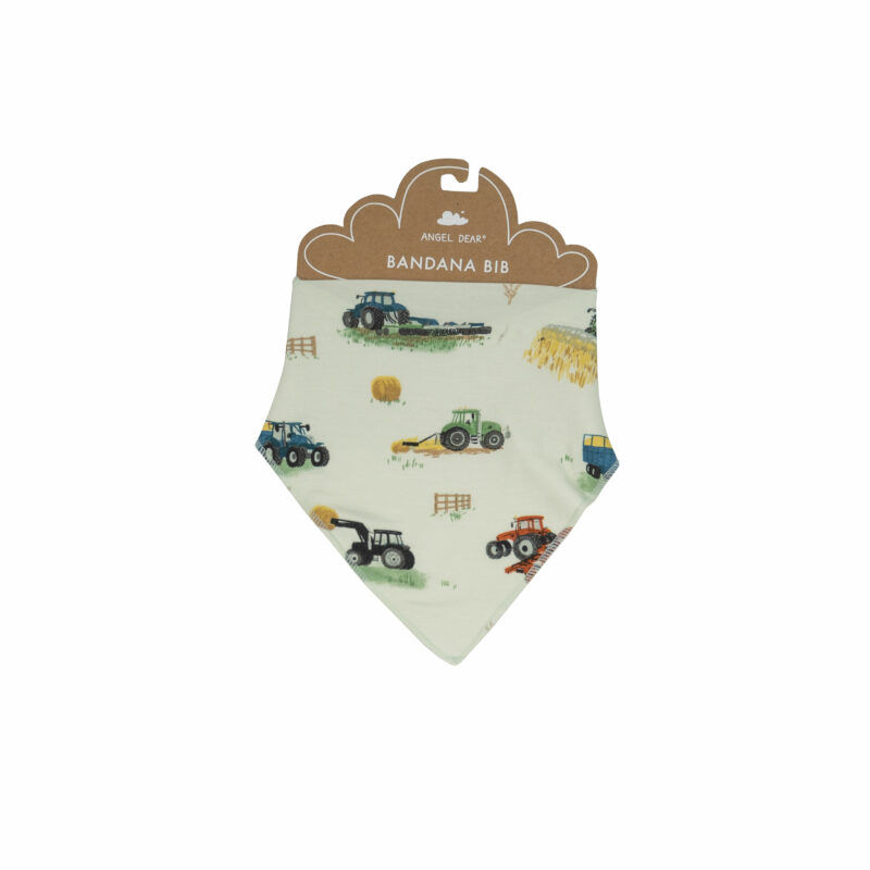 Angel Dear Farm Machines Bandana Bib