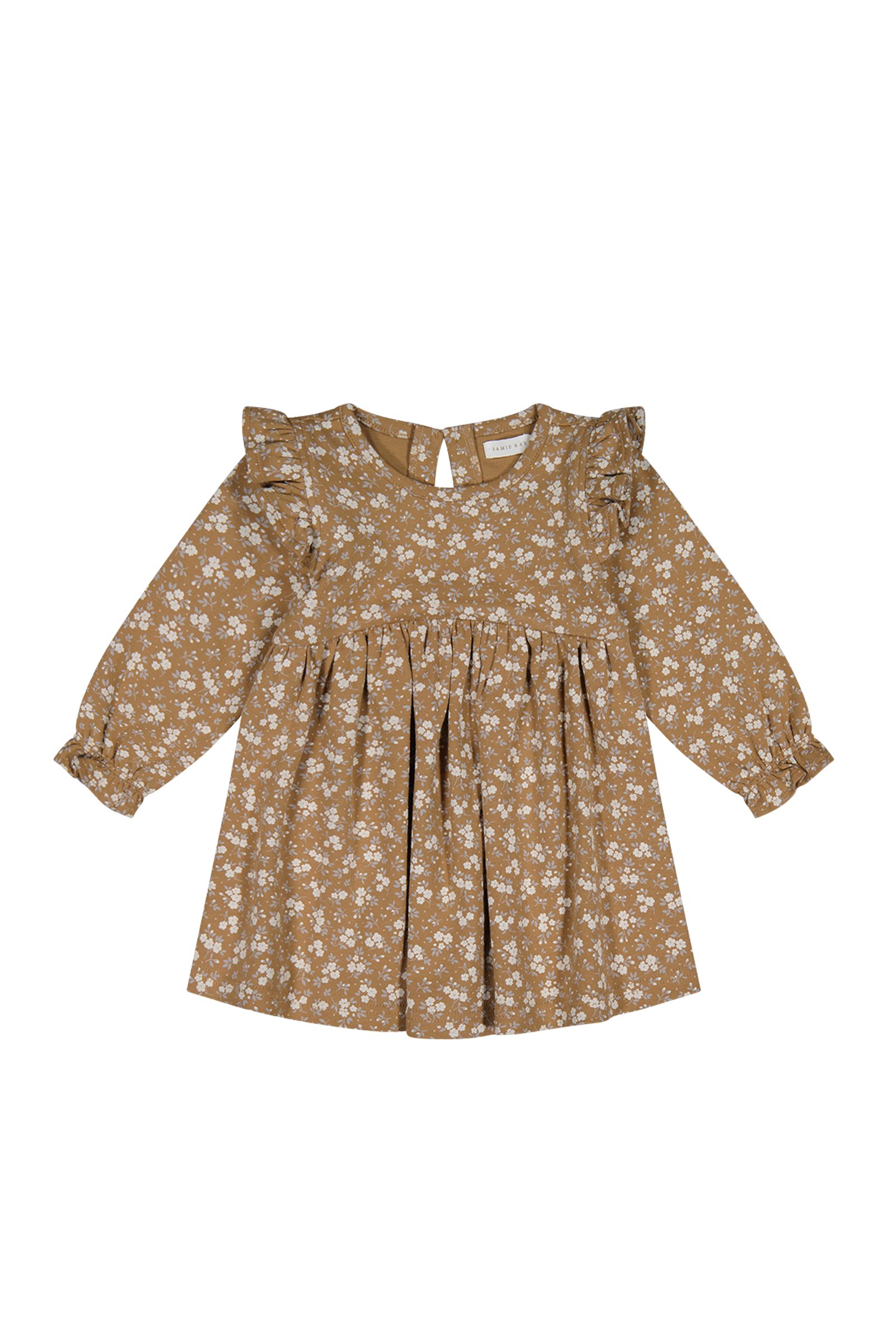 Jamie Kay Organic Cotton Muslin Gemima Dress in Mauve Shadow – Blossom