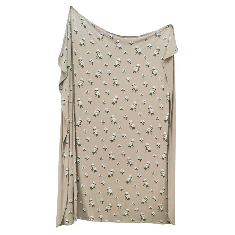 Kyte BABY Swaddle Blanket in Small Khaki Magnolia 