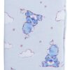 Care Bears Baby Grumpy Bear Bamboo Viscose Swaddle Blanket made by Birdie Bean