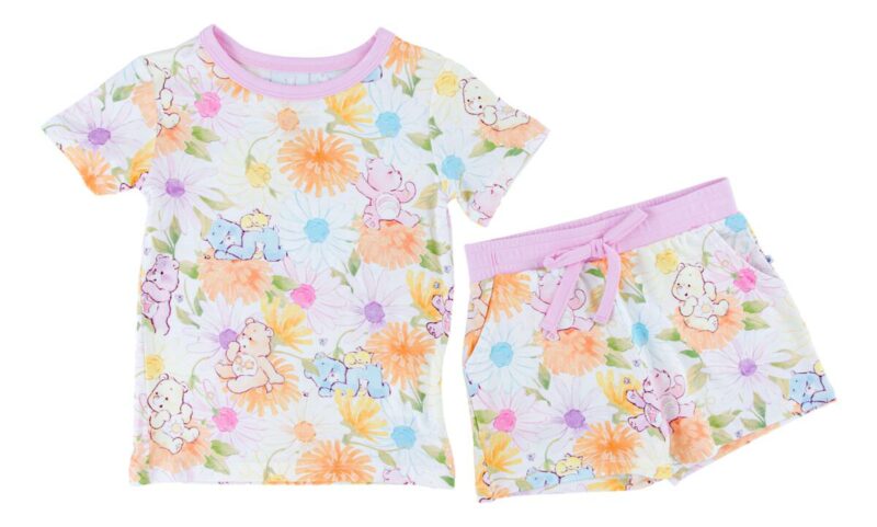 Care Bears Baby Spring Flowers Bamboo Viscose 2-Piece Set from Birdie Bean