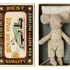 Maileg Little Brother Mouse in Matchbox