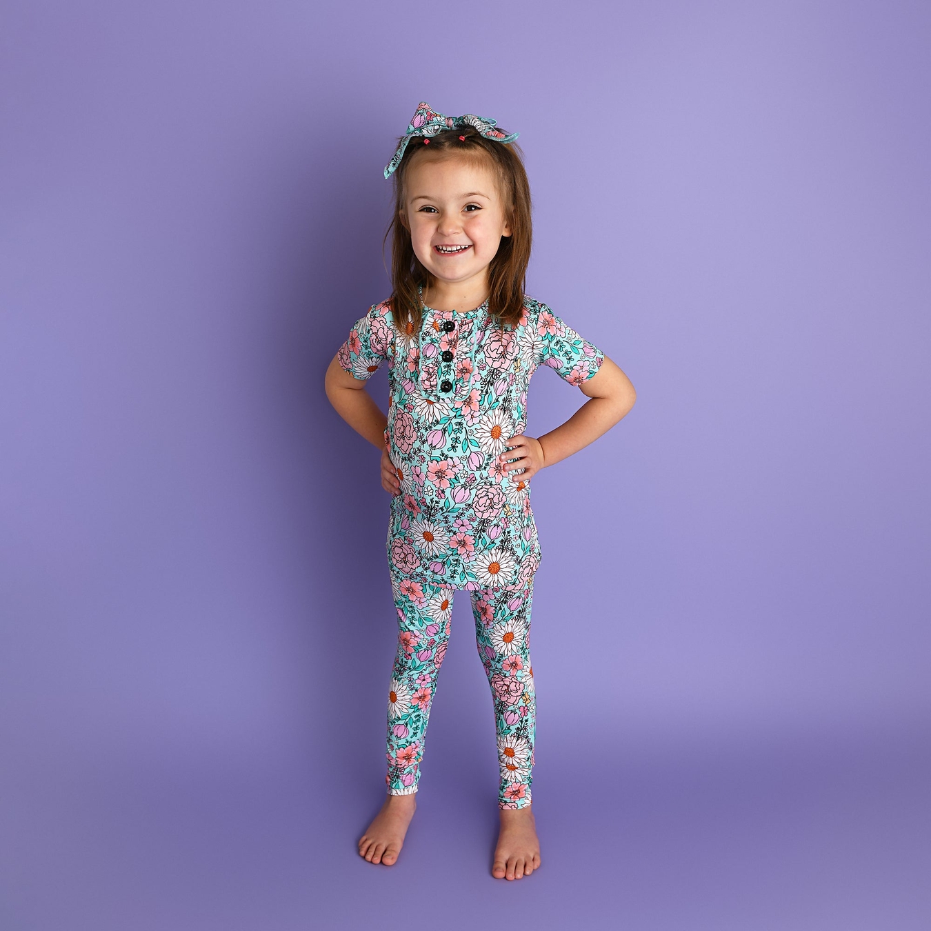 Gigi and Max Kai Two-Piece Pajama Set – FINAL SALE – Blossom
