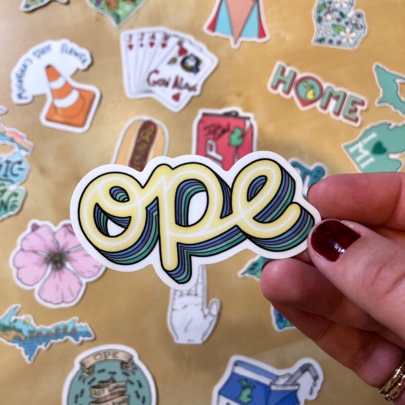 Big Moods Ope Sticker