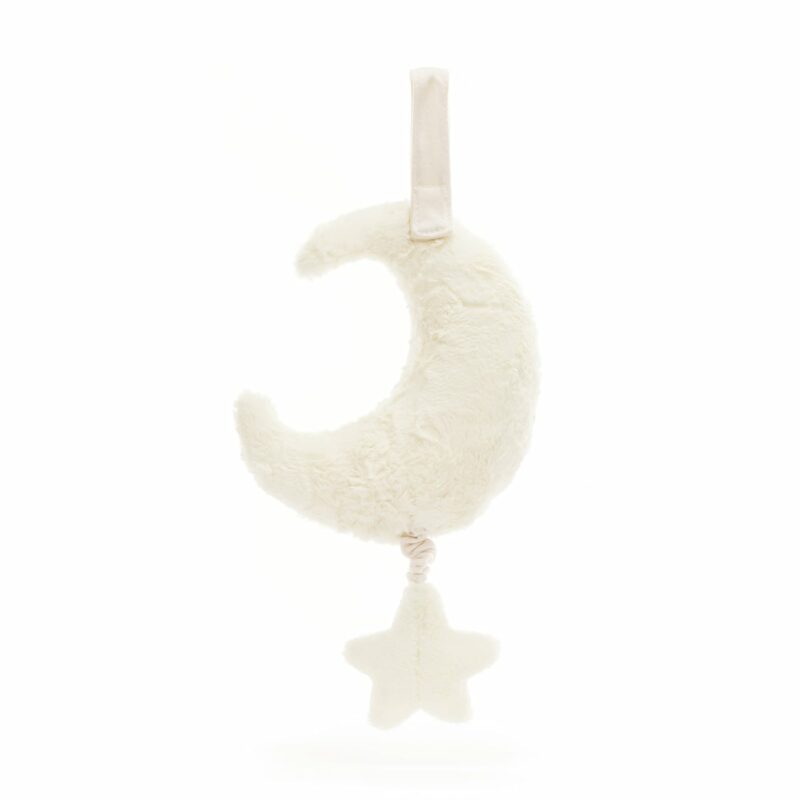 Amuseable Moon Musical Pull Toy made by Jellycat