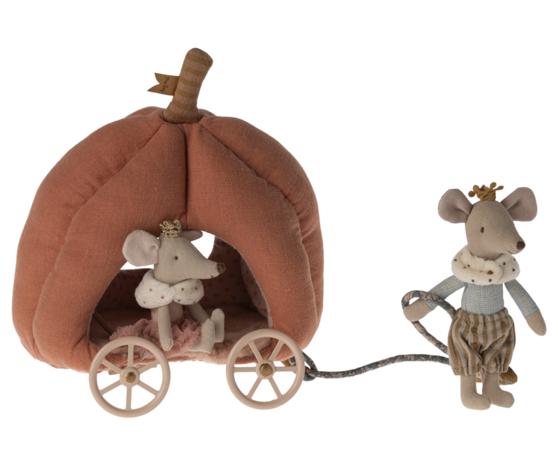 Pumpkin Carriage For Mouse from Maileg