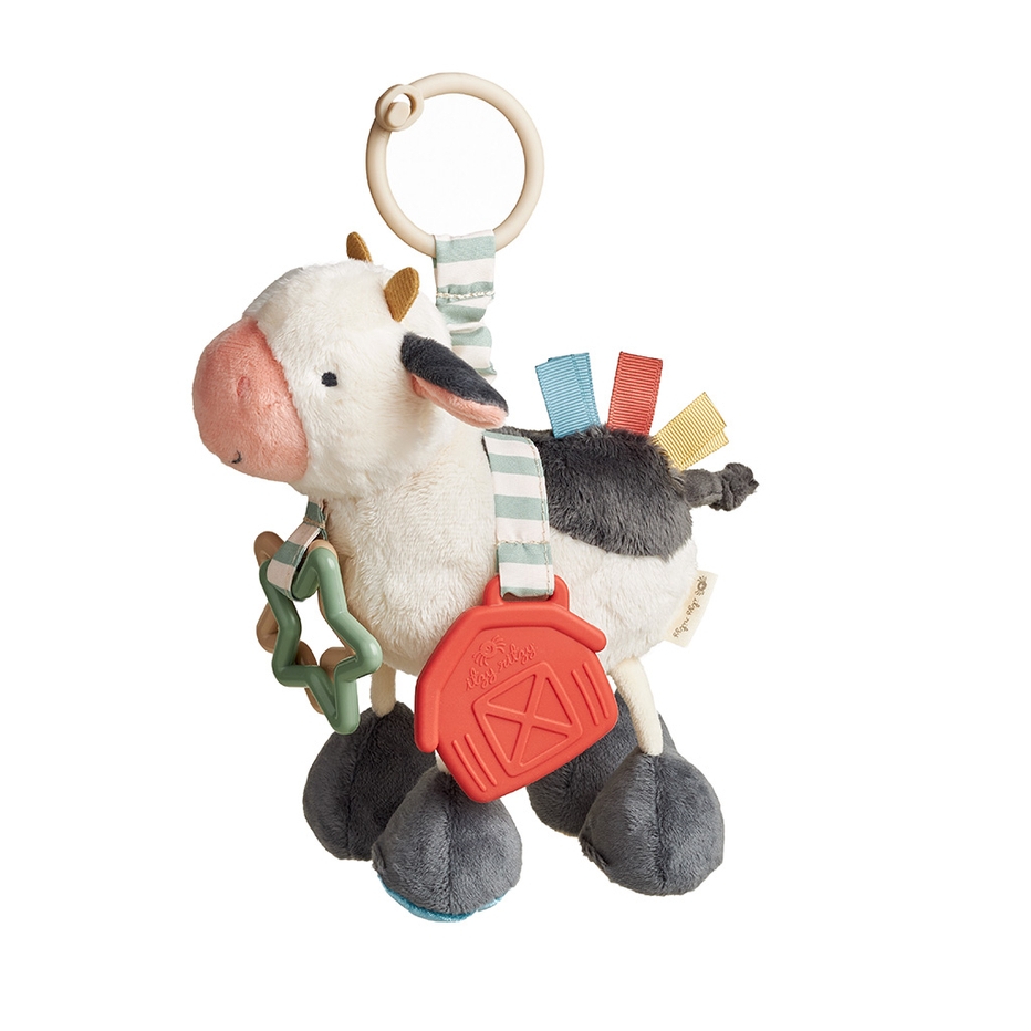 Itzy Ritzy Cow Itzy Friends Link & Love Activity Plush