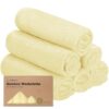 KeaBabies Sunshine Bamboo Viscose Baby Washcloths