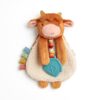 Itzy Ritzy Highland Cow Itzy Friends Lovey Plush