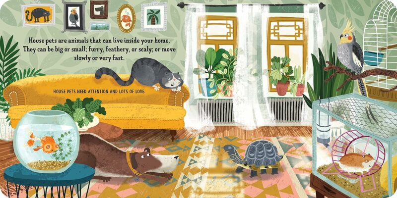 My First Book of House Pets Board Book from Sourcebooks