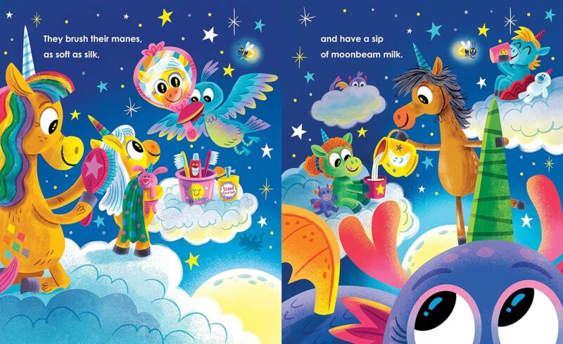 Sourcebooks Unicorn Night Hardcover Book Children's Books