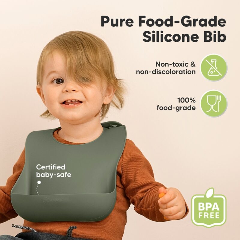 Marsh Silicone Bibs from KeaBabies