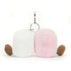 Amuseables Pair of Marshmallows Bag Charm made by Jellycat