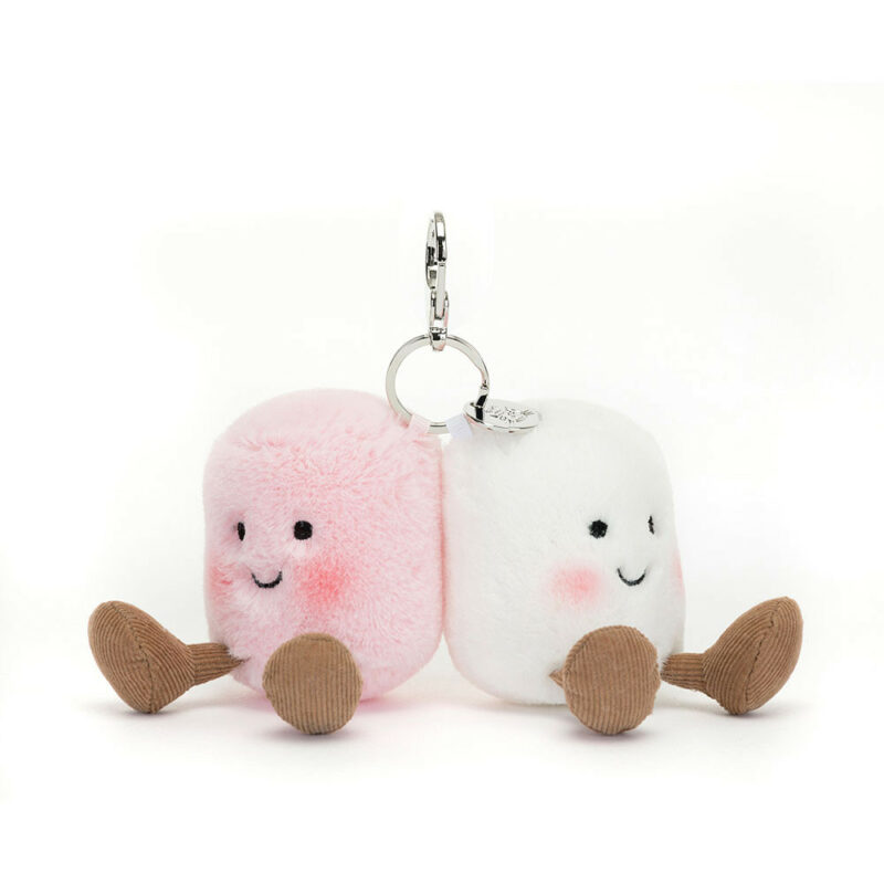 Jellycat Amuseables Pair of Marshmallows Bag Charm