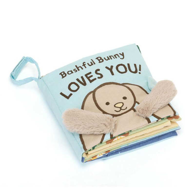 Bashful Bunny Loves You Book made by Jellycat