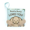 Jellycat Bashful Bunny Loves You Book