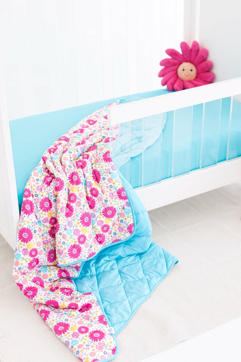 Jasmin Bamboo Viscose Toddler Birdie Quilt made by Birdie Bean