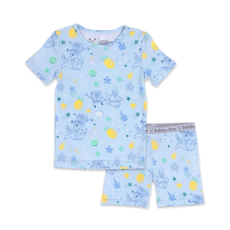 SpongeBob Fun Bamboo Viscose Short Sleeve Pajama Set