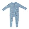 Zippered Footie in Vintage Boats from Kyte BABY