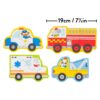 Rescue Vehicles Beginner Puzzle made by Petit Collage