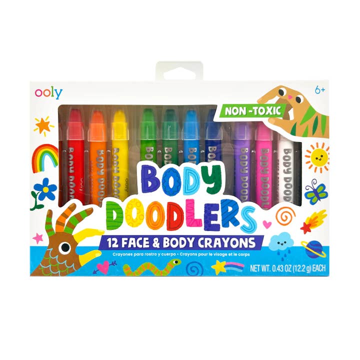 Ooly Body Doodlers Face & Body Crayons
