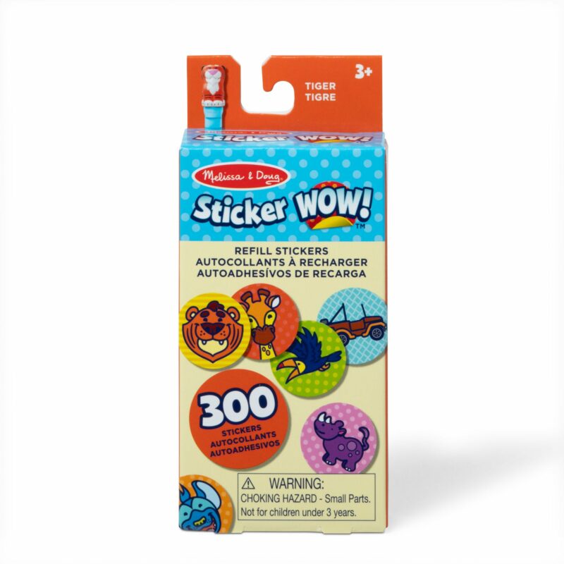 Melissa & Doug Sticker WOW! Refill Stickers - Tiger (Stickers Only