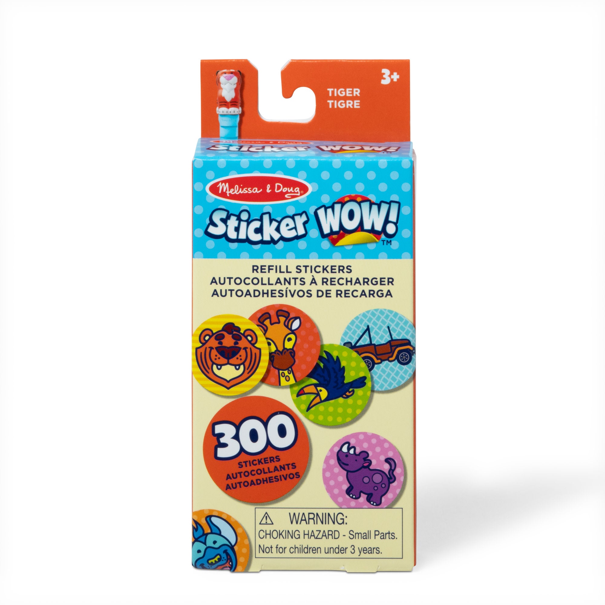 Melissa & Doug Sticker WOW! Refill Stickers - Tiger (Stickers Only