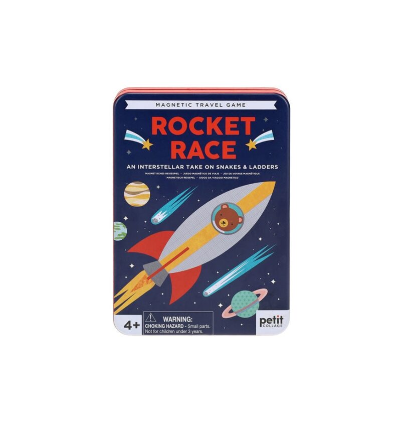 Petit Collage Rocket Race Magnetic Travel Game