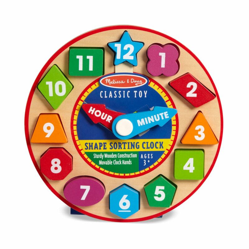 Melissa & Doug Shape Sorting Clock