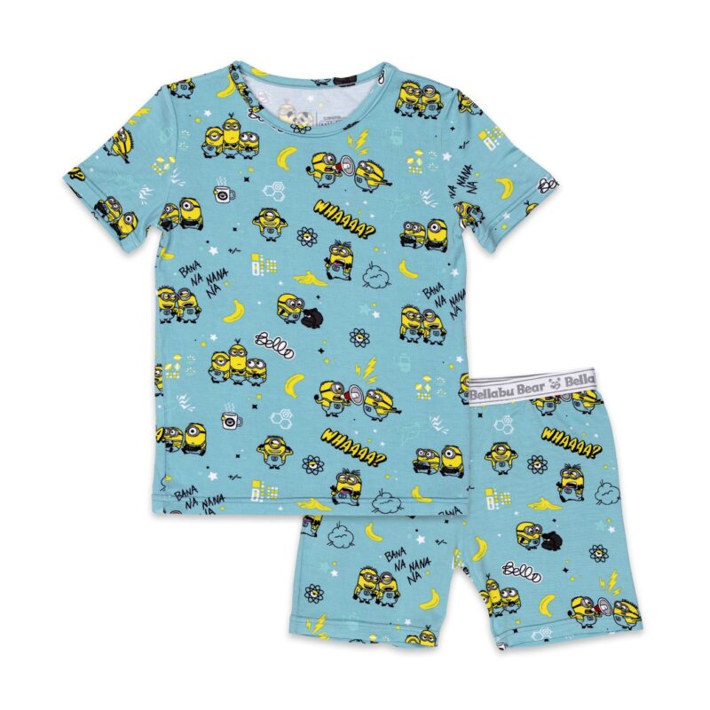 Minions Bello Banana Bamboo Viscose Short Sleeve Pajama Set