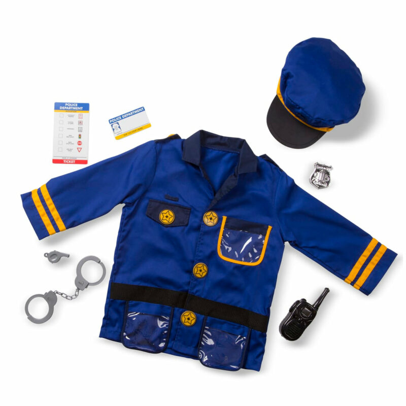 Melissa & Doug Police Officer Role Play Costume Set